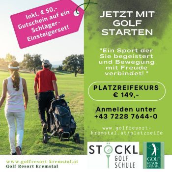 Golf Resort Kremstal Platzreife 2024